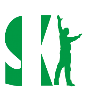 Ski logo green