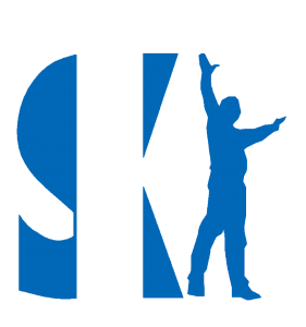 Ski logo blue