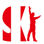 Ski logo red